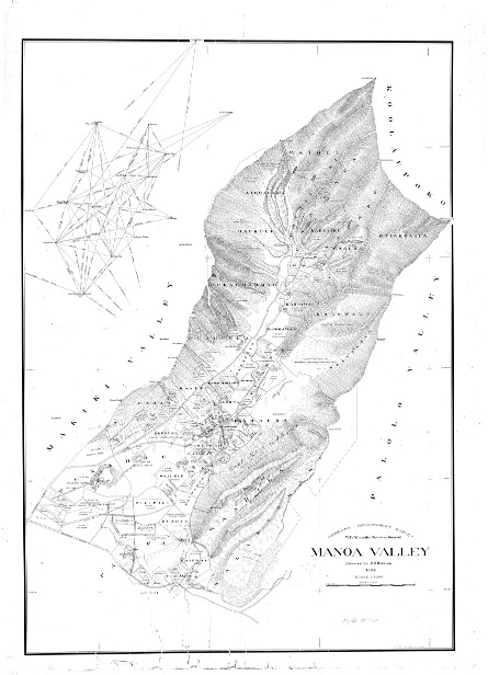 Mānoa Valley Map